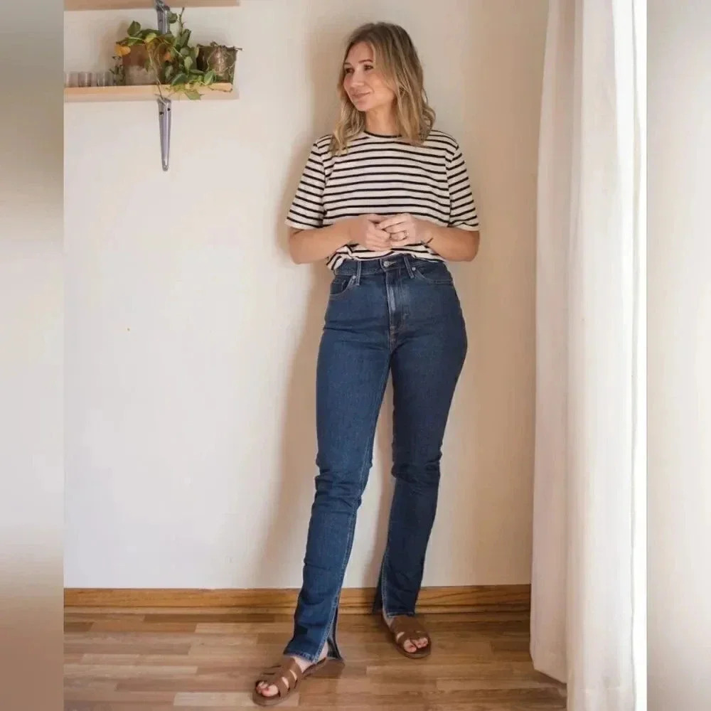 Everlane Cheeky Split-Hem Jean